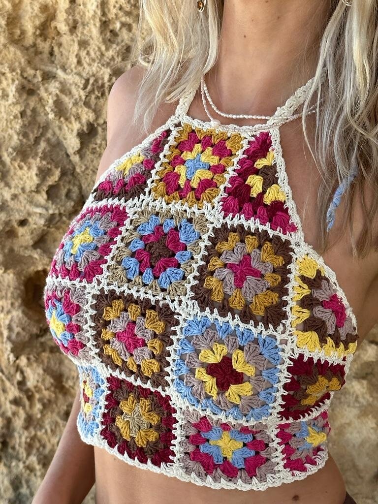 Naked Gypsy LUNA CROCHET  TOP SUNSHINE