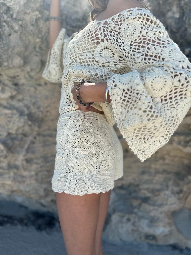 Vintage crochet shorts pattern online