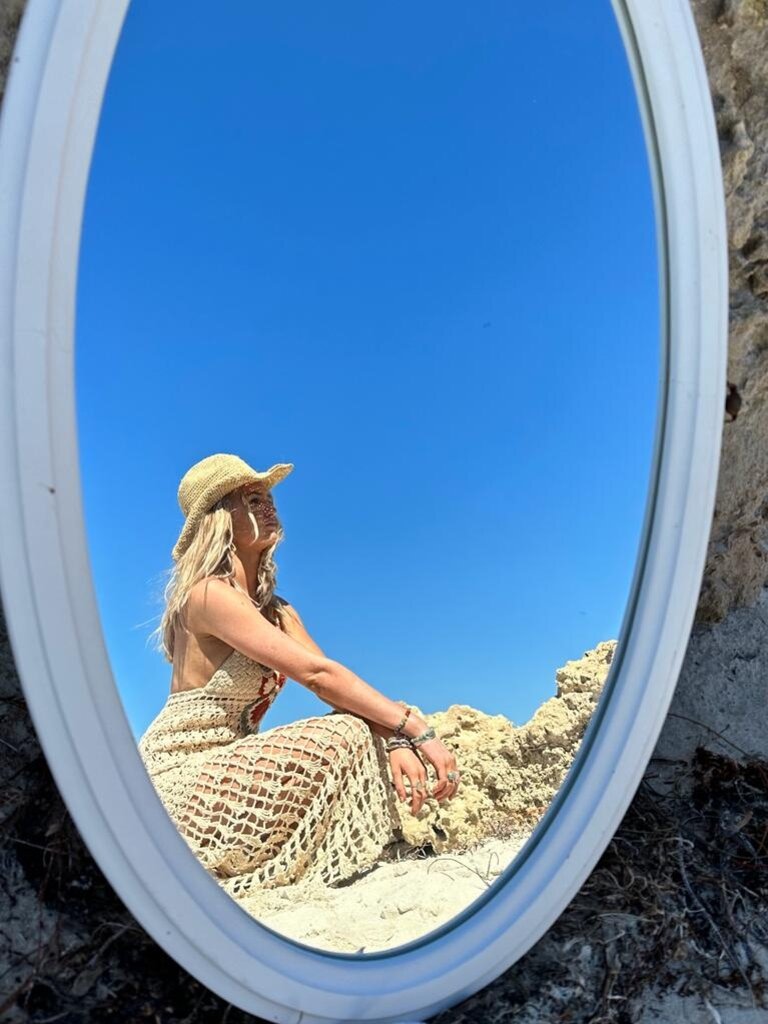 Naked Gypsy HARMONIA CROCHET VINTAGE CREAM DRESS