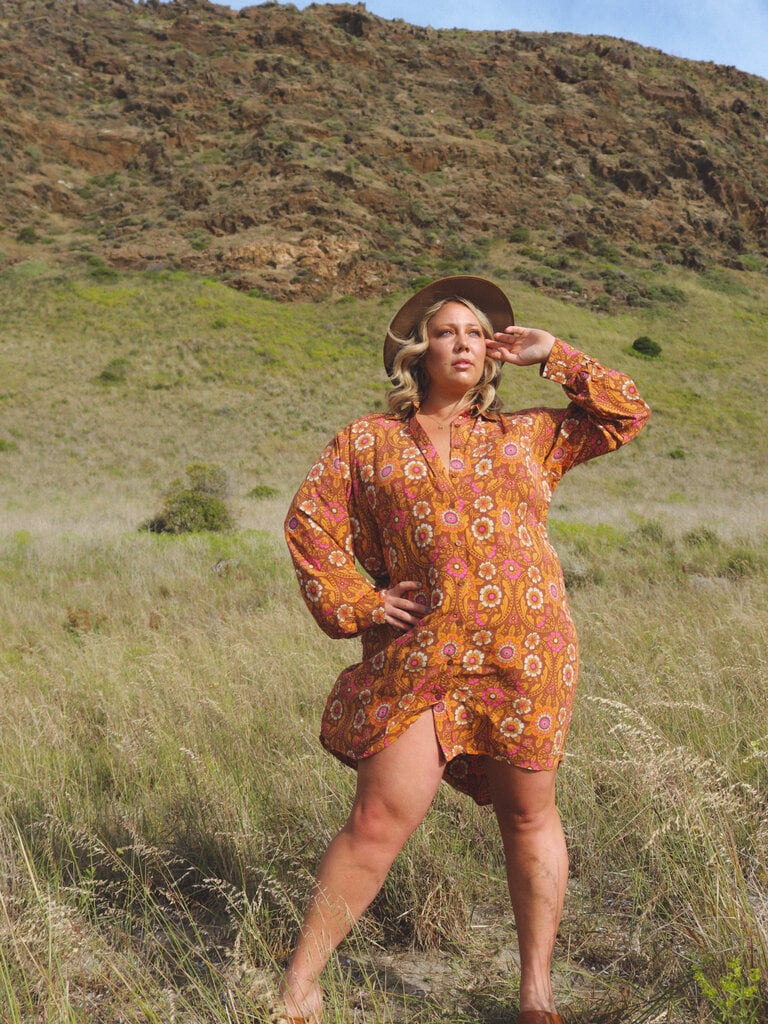 Honey & Stone Co BILLIE ABBEY ROAD MINI SHIRT DRESS