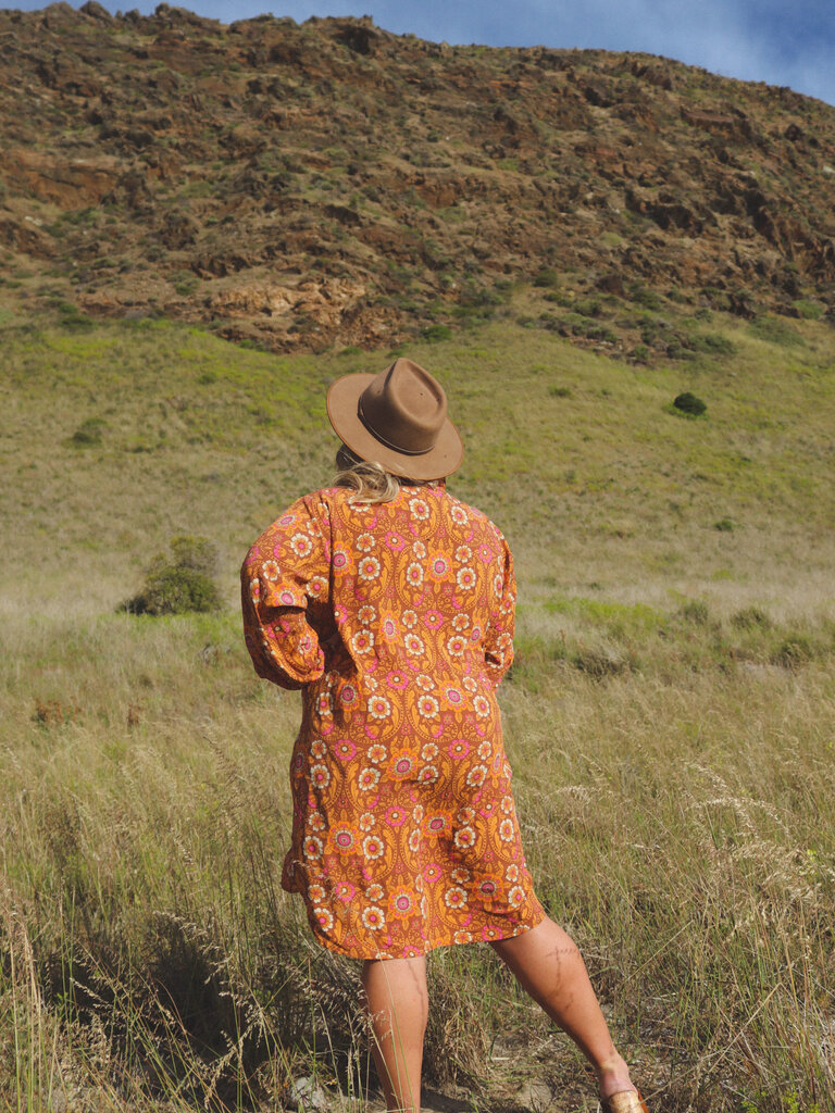 Honey & Stone Co BILLIE ABBEY ROAD MINI SHIRT DRESS