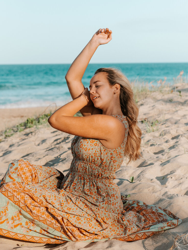 Honey & Stone Co COVE ENCHANTED GARDEN MAXI