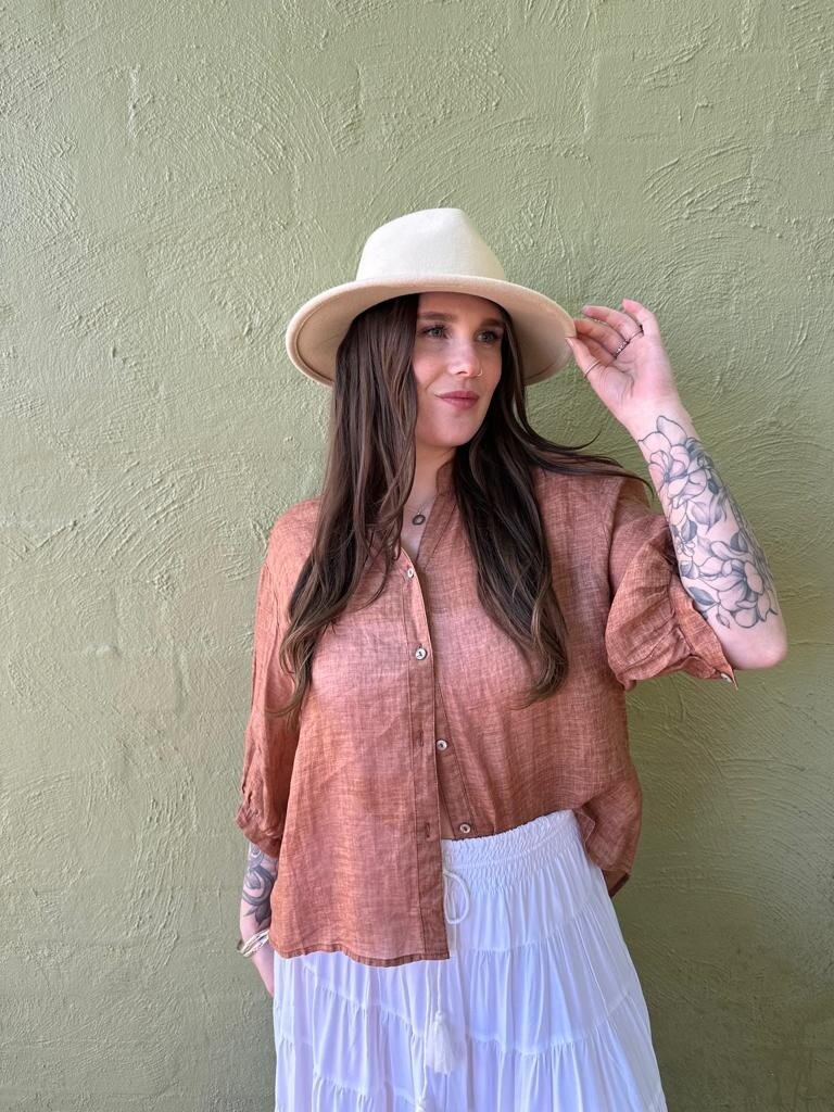 Worthier CLOVER SHIRT - CLAY