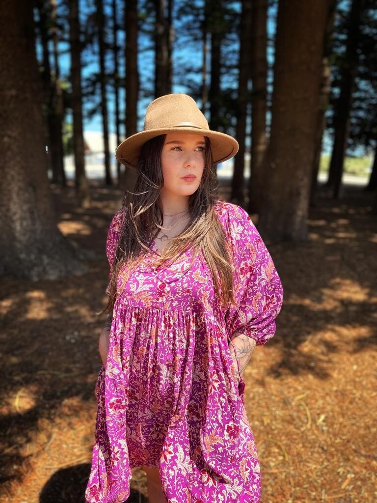 Honey & Stone Co TANYA MAGENTA HAZE MINI