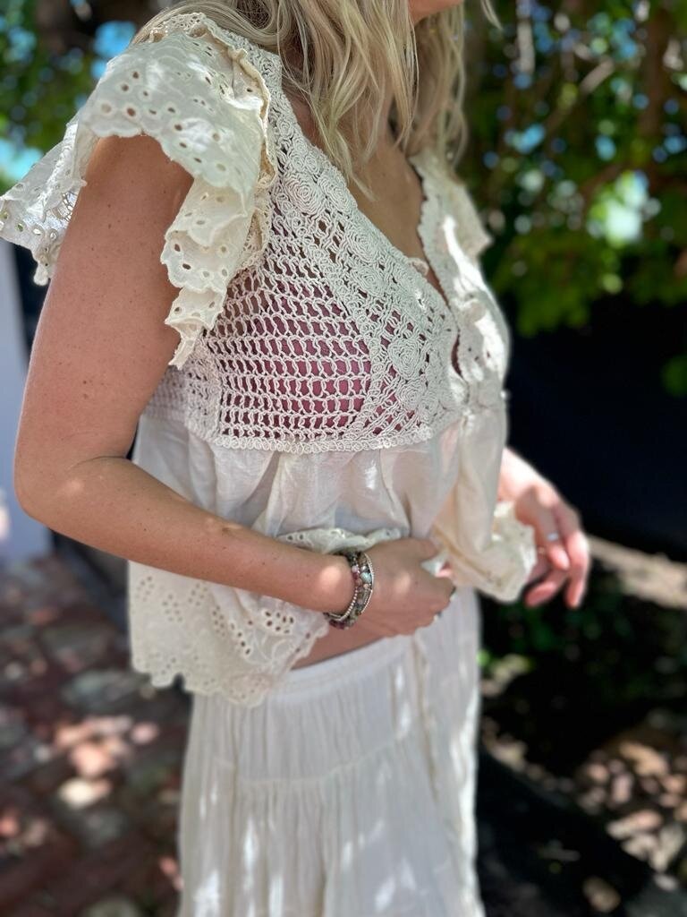 BABYDOLL WHITE TOP
