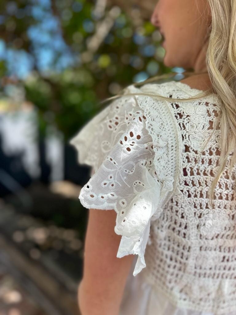 BABYDOLL WHITE TOP