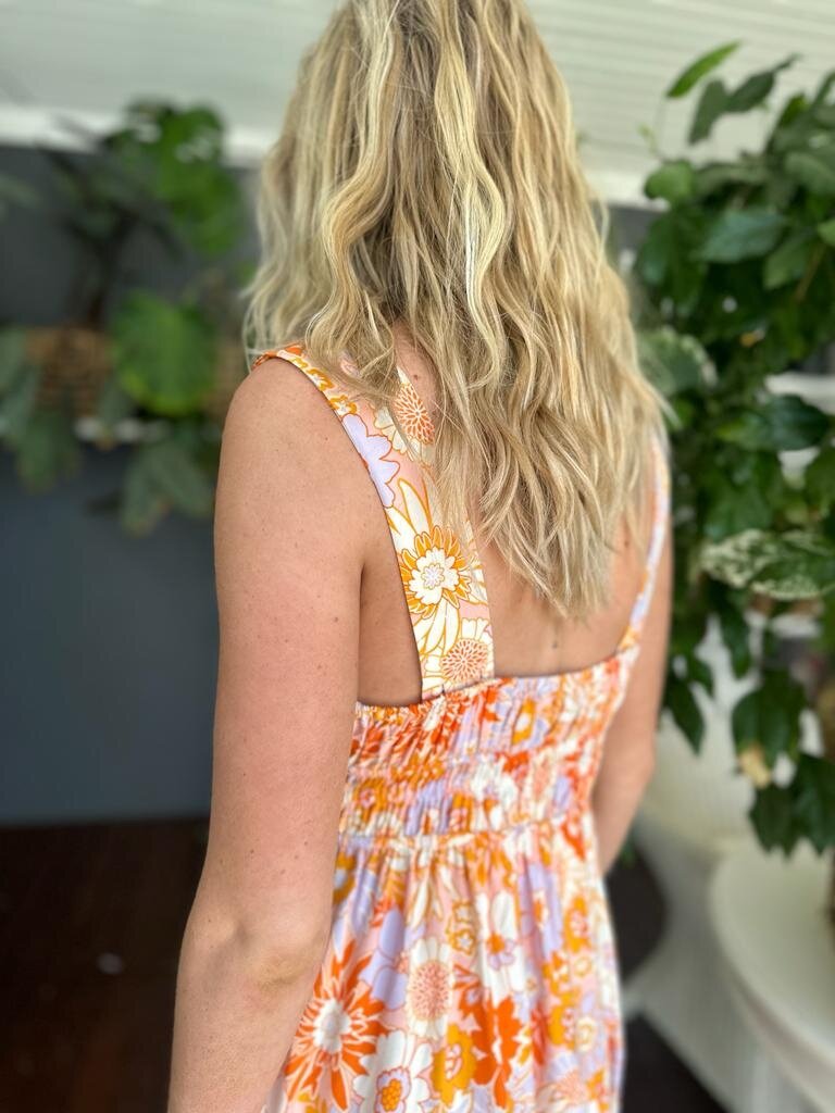 Salty Bright LIZZY PEACH AND LILAC DAISY MINI