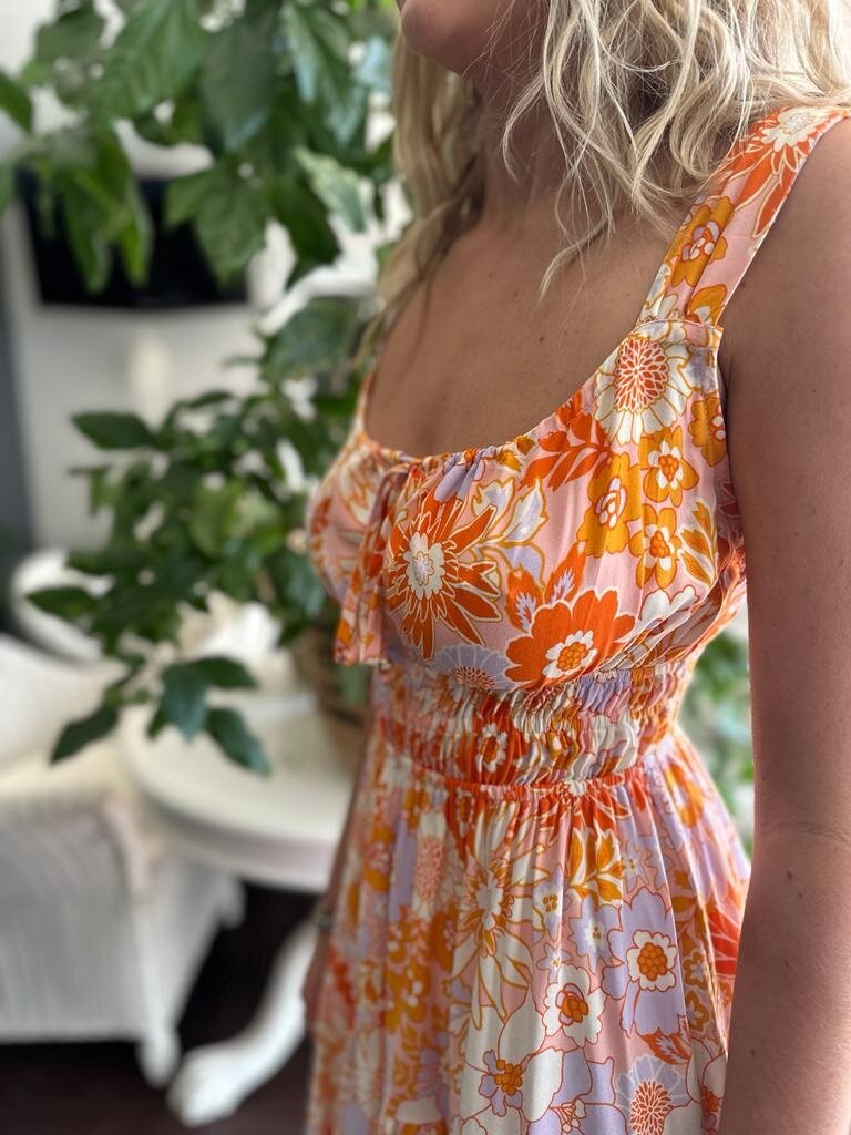Salty Bright LIZZY PEACH AND LILAC DAISY MINI