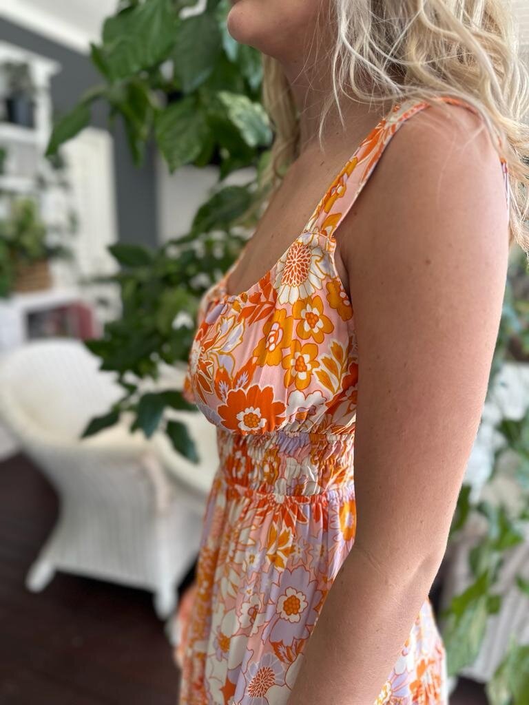 Salty Bright LIZZY PEACH AND LILAC DAISY MINI