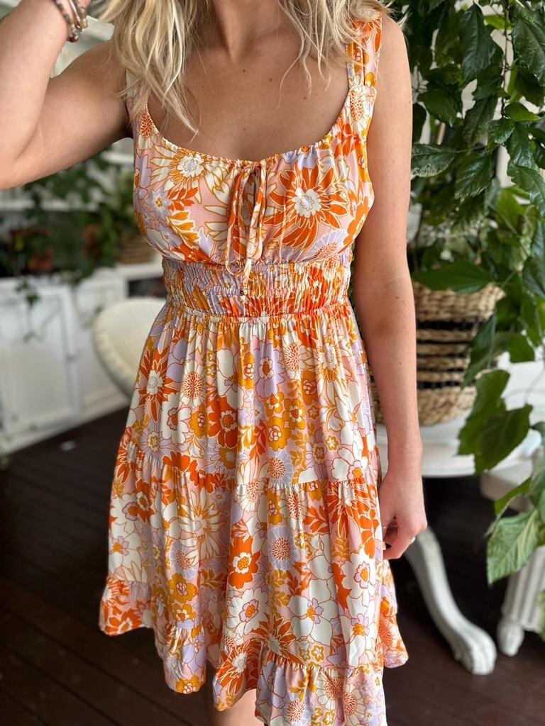 Salty Bright LIZZY PEACH AND LILAC DAISY MINI