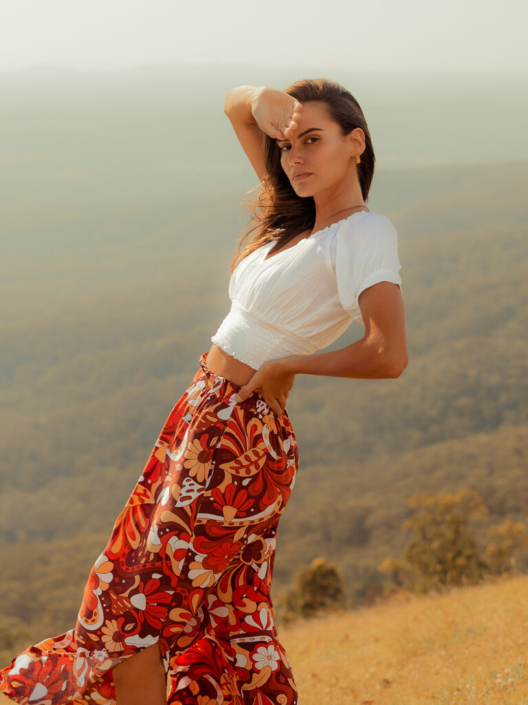 Honey & Stone Co MYA CARAMELLO PANTS