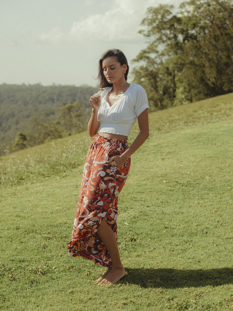 Honey & Stone Co MYA CARAMELLO PANTS