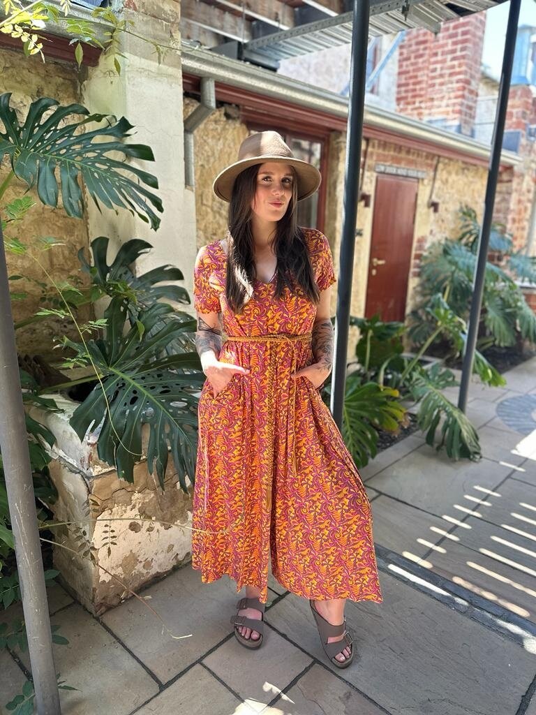 Honey & Stone Co HARLOW CALIFORNIA DREAMIN' JUMPSUIT