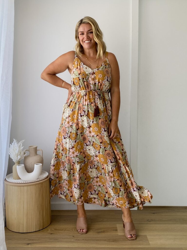Honey & Stone Co NADIA SEPIA MAXI