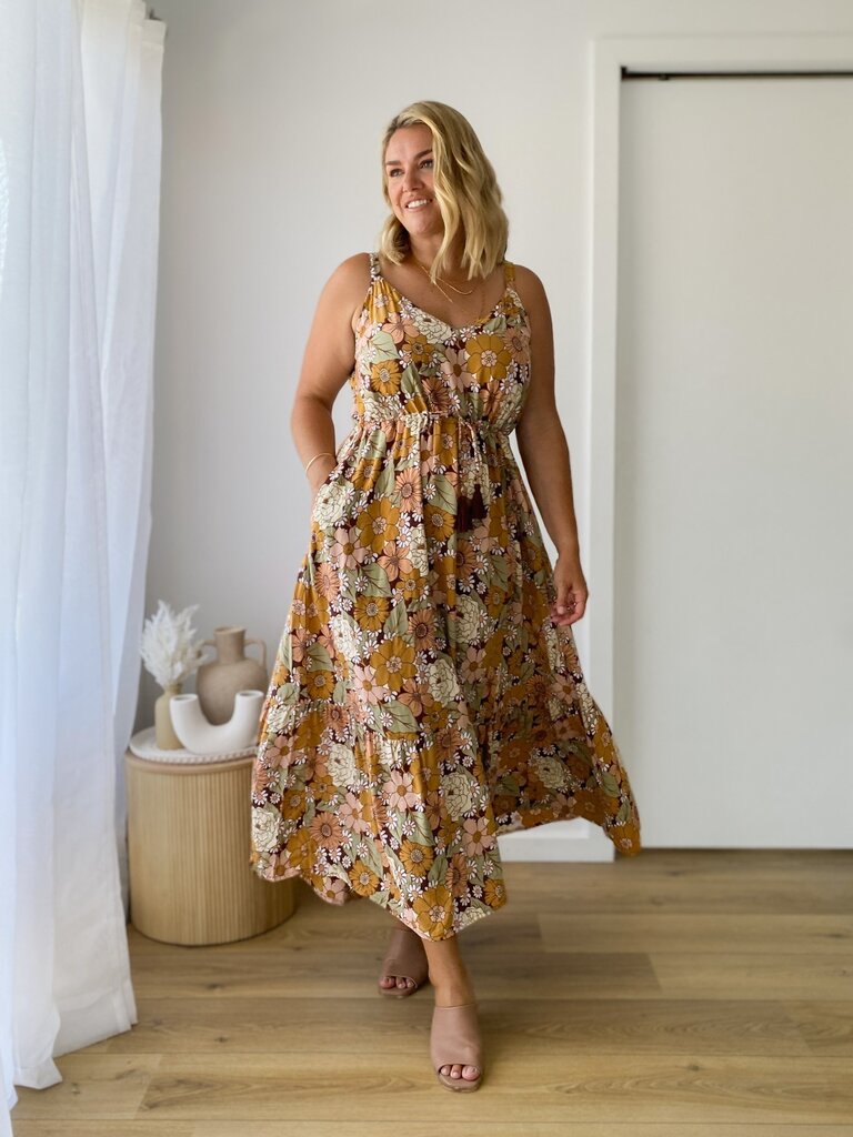 Honey & Stone Co NADIA SEPIA MAXI