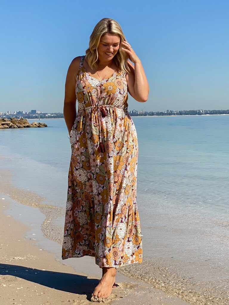 Honey & Stone Co NADIA SEPIA MAXI