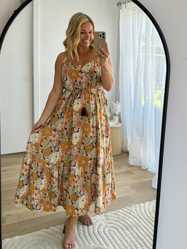 Honey & Stone Co NADIA SEPIA MAXI