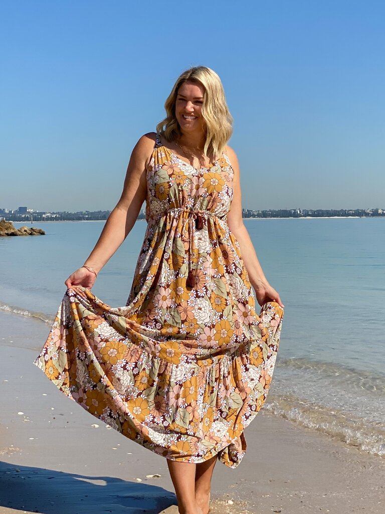 Honey & Stone Co NADIA SEPIA MAXI