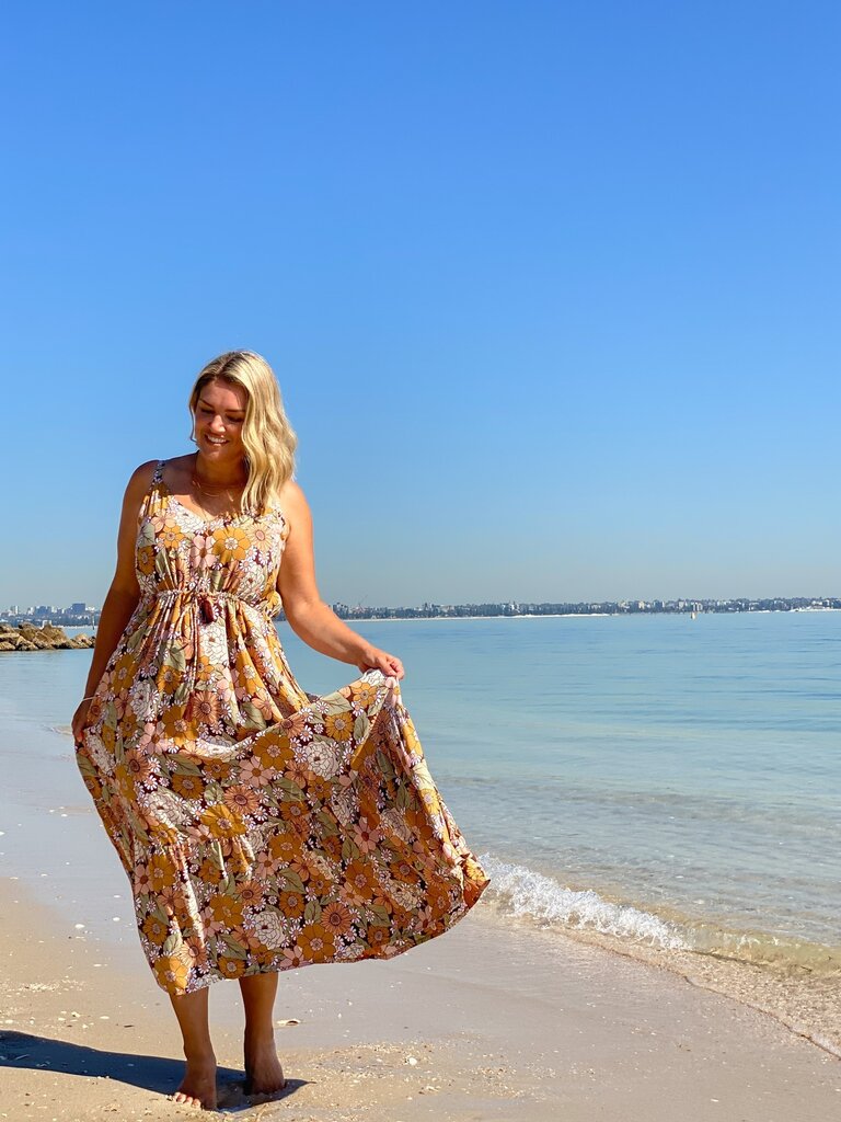 Honey & Stone Co NADIA SEPIA MAXI