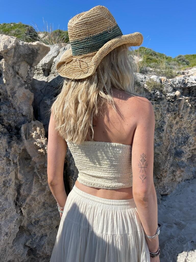 Naked Gypsy VINTAGE CREAM BANDEAU