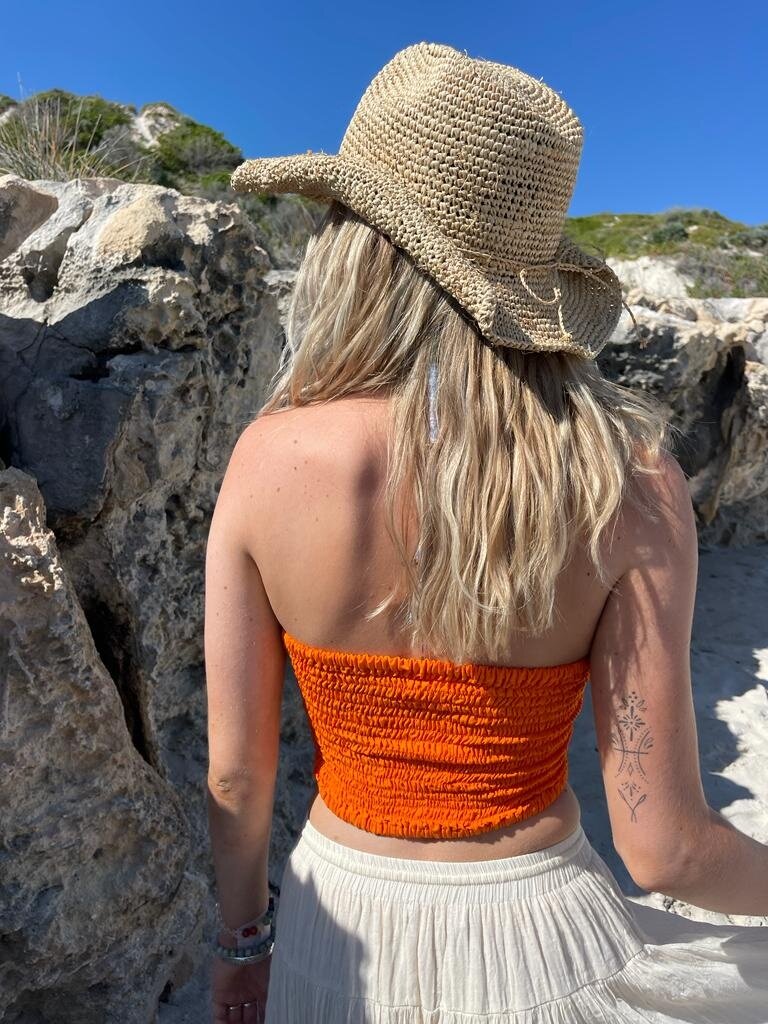 Naked Gypsy TANGERINE BANDEAU