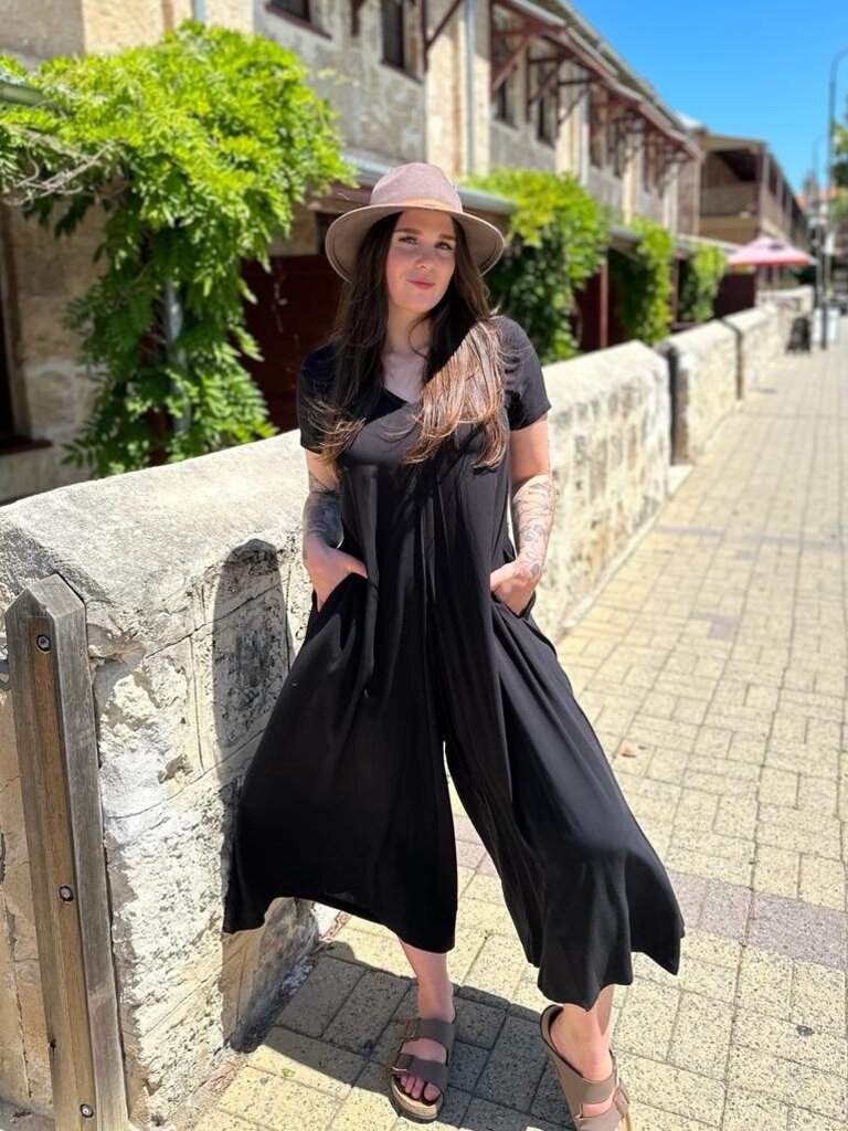 Honey & Stone Co BLACK HARLOW JUMPSUIT