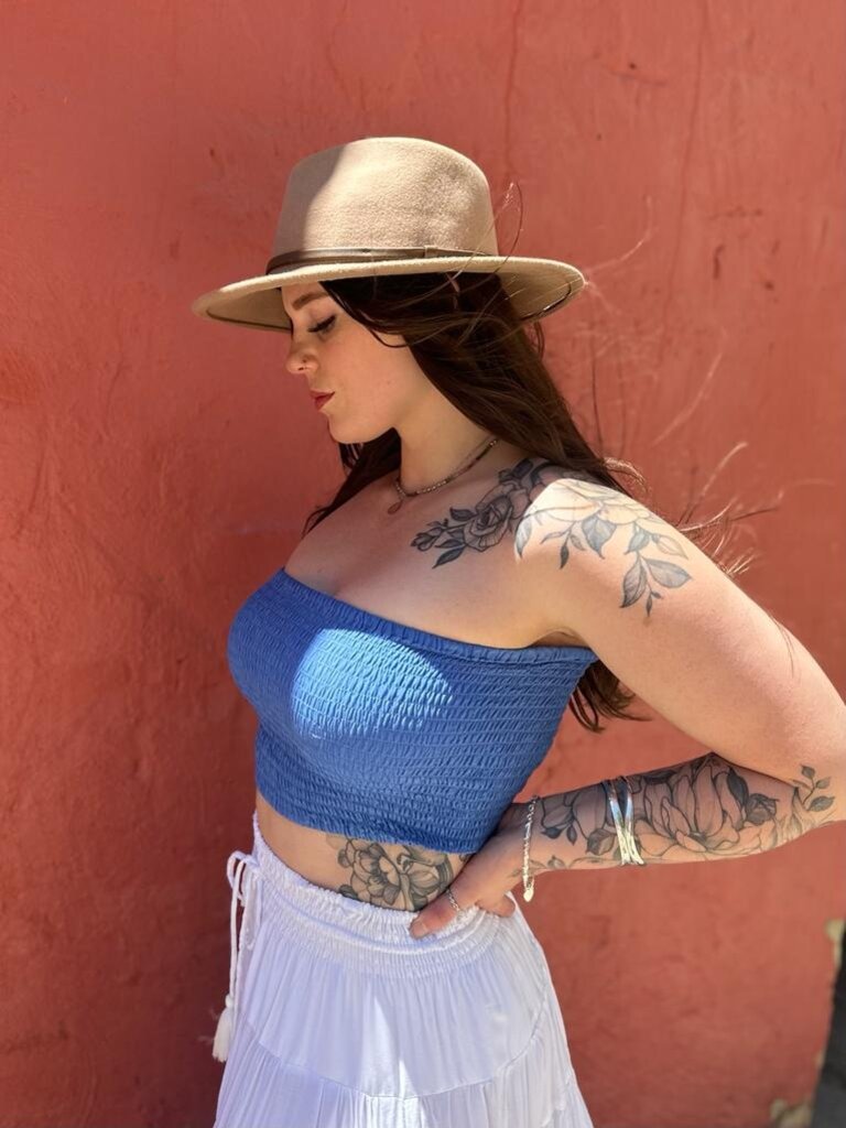Naked Gypsy BANDEAU  PACIFIC BLUE