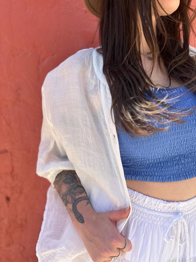 Worthier CLOVER SHIRT - WHITE