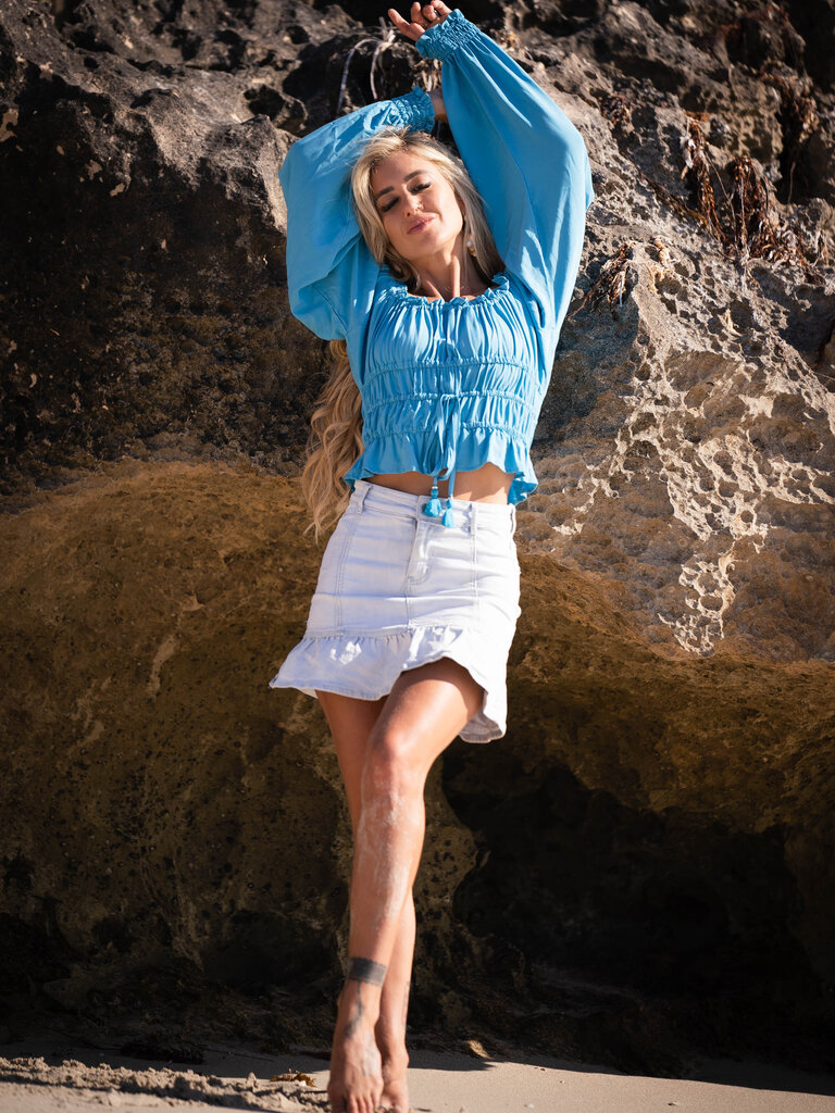 Honey & Stone Co MOLLY CARIBBEAN TOP