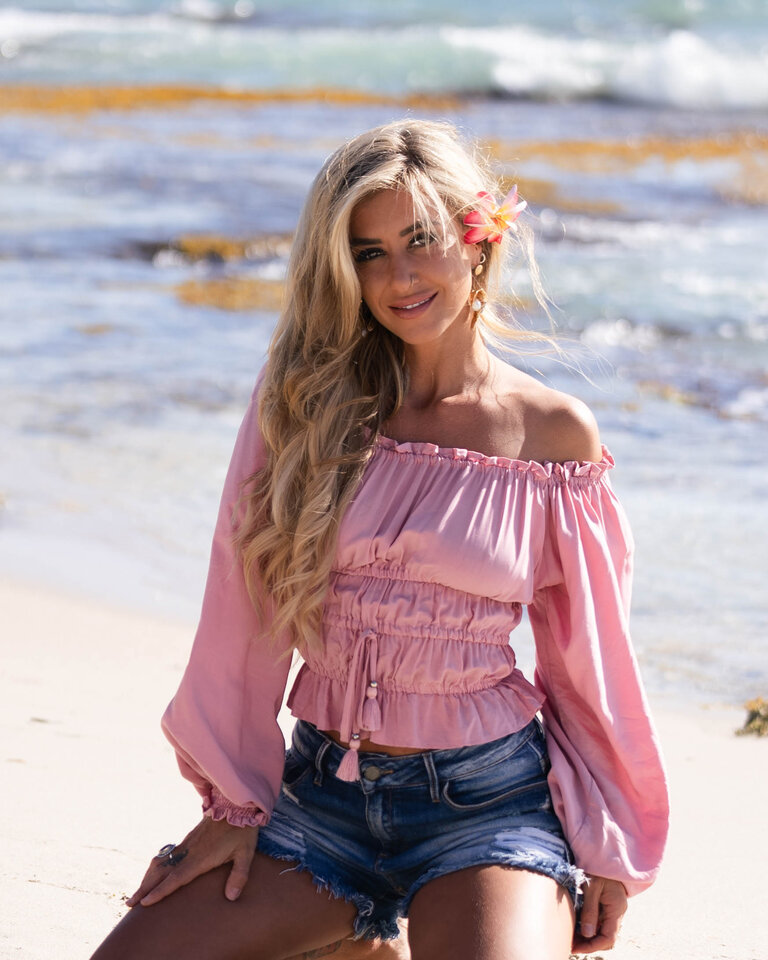 MOLLY BLUSH TOP