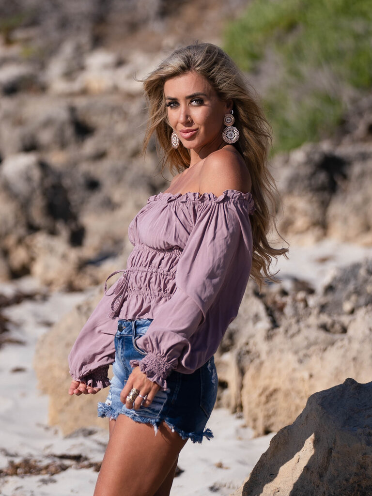 Honey & Stone Co MOLLY ELDERBERRY TOP