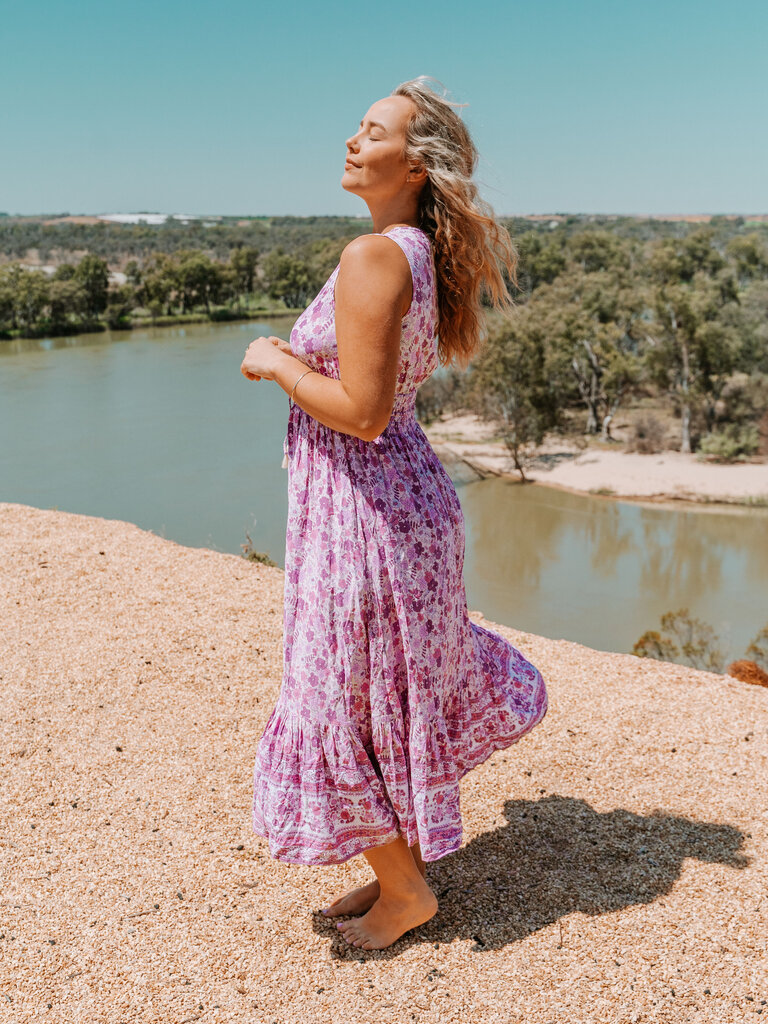 Honey & Stone Co JASMINE WILDBERRY MAXI