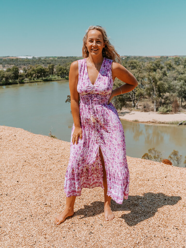 Honey & Stone Co JASMINE WILDBERRY MAXI