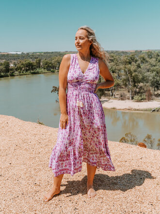 Honey & Stone Co JASMINE WILDBERRY MAXI Honey & Stone Co JASMINE WILDBERRY MAXI