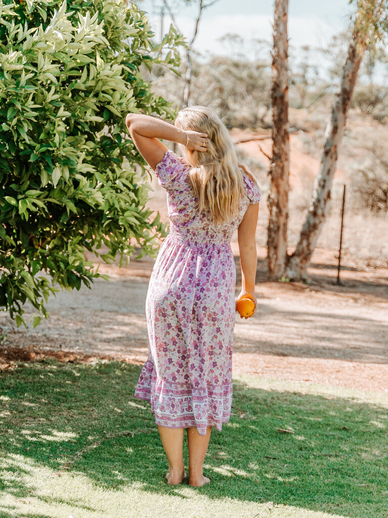 Honey & Stone Co FLORA WILDBERRY MAXI