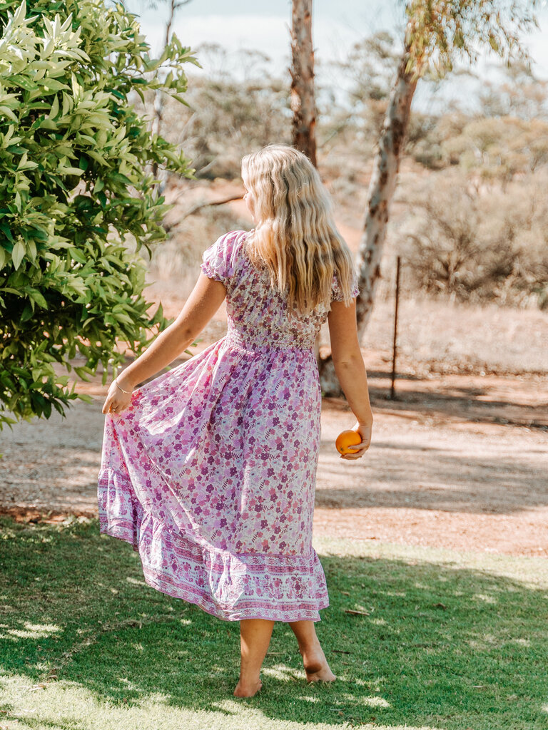 Honey & Stone Co FLORA WILDBERRY MAXI