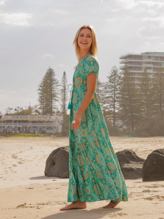 Honey & Stone Co NOLA SEAGLASS MAXI Honey & Stone Co NOLA SEAGLASS MAXI