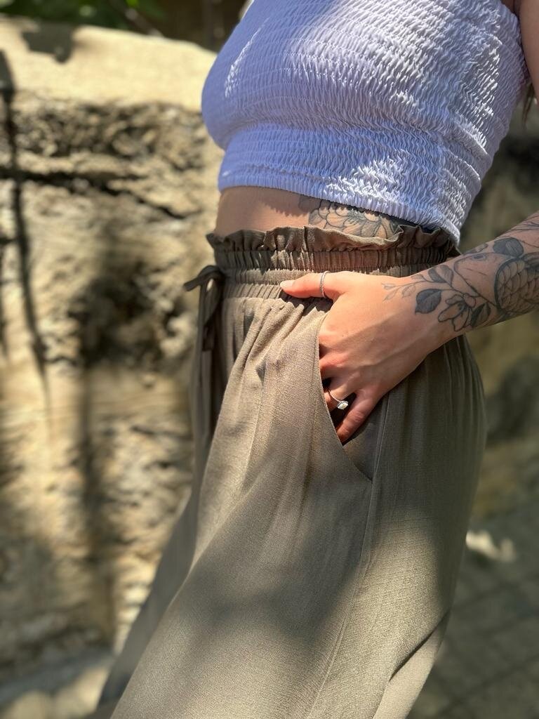 Iris Maxi ZOE KAHKI PANTS