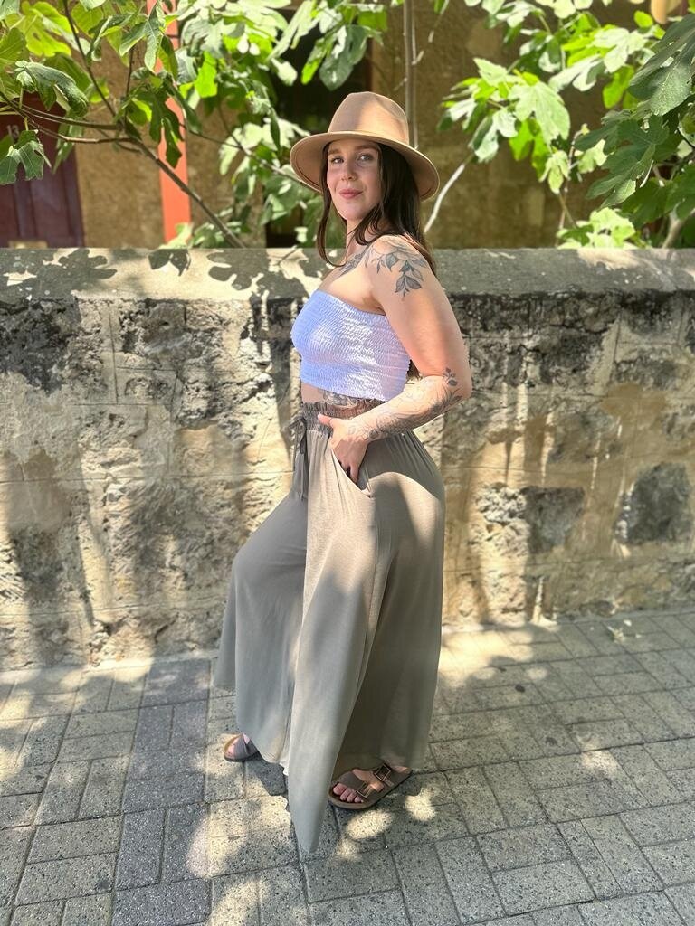 Iris Maxi ZOE KAHKI PANTS