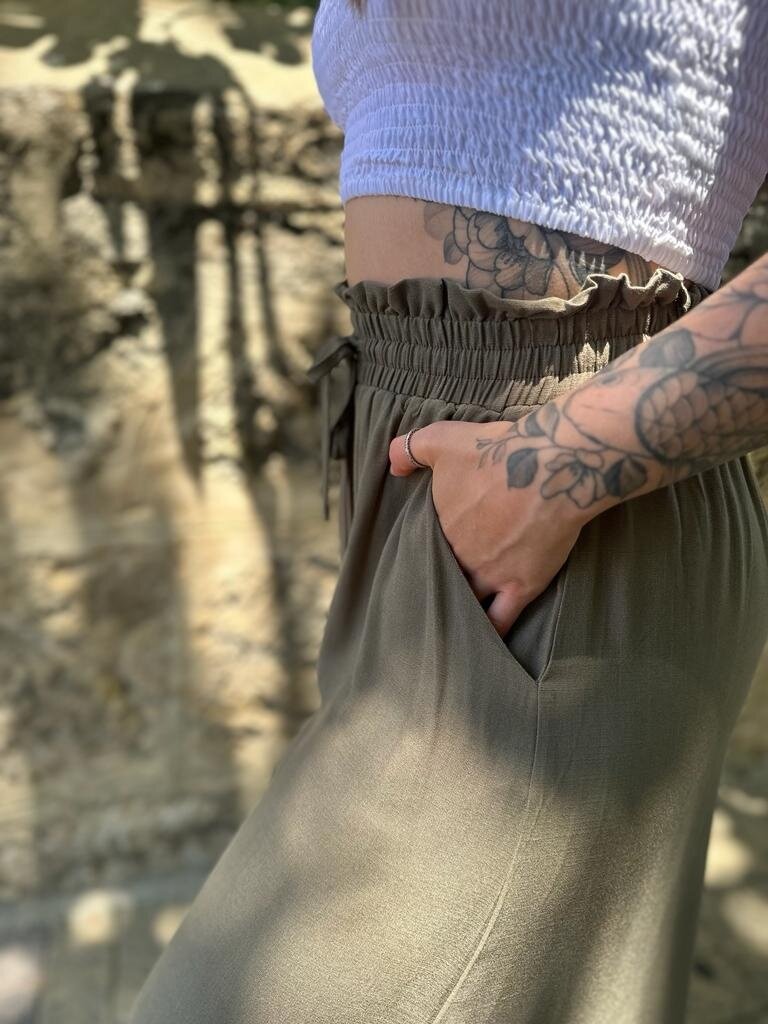 Iris Maxi ZOE KAHKI PANTS