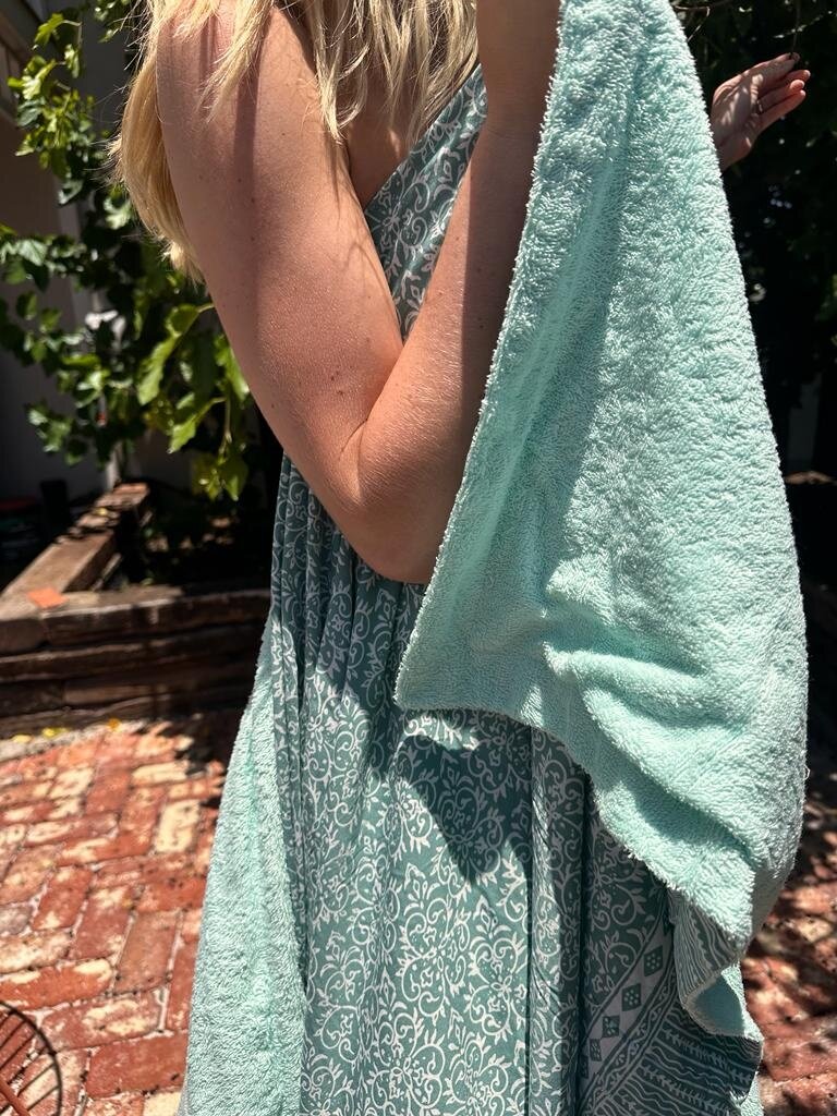 BEACH TOWEL SOME OF YOUR LOVE SAGE
