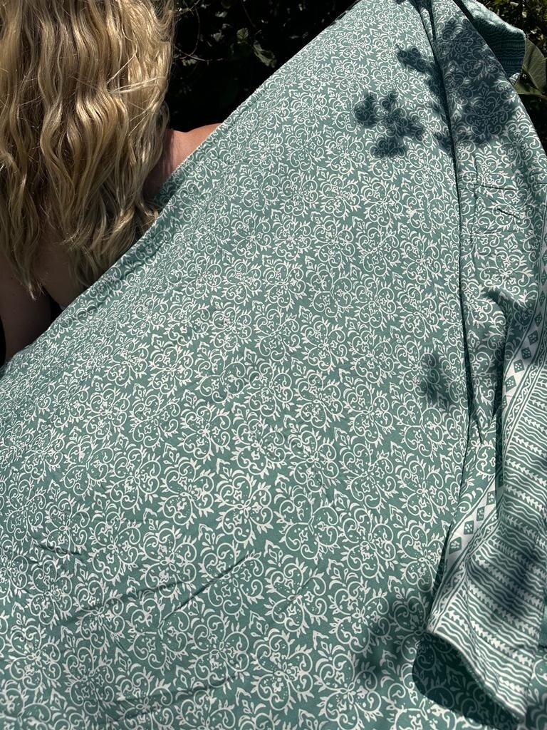 BEACH TOWEL SOME OF YOUR LOVE SAGE