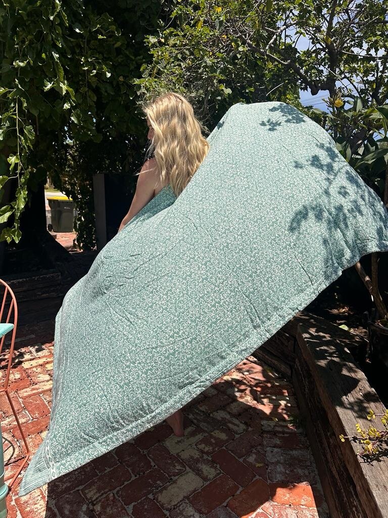 BEACH TOWEL SOME OF YOUR LOVE SAGE