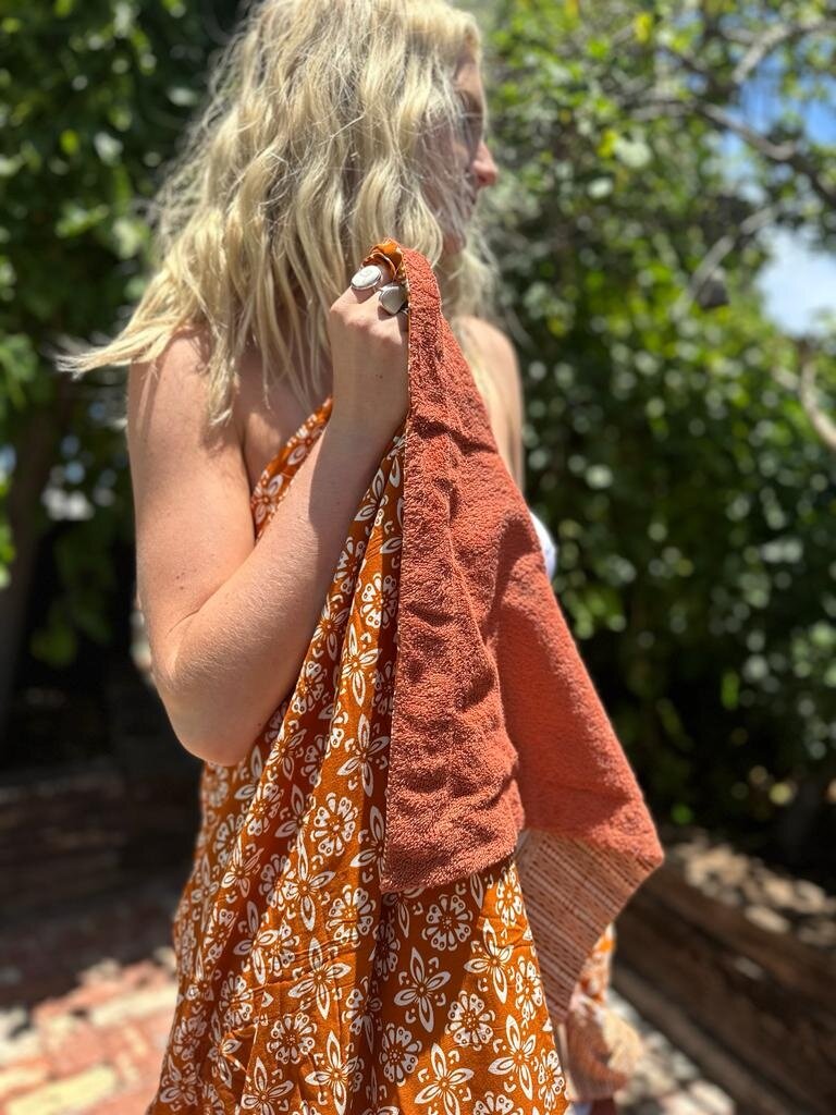 BEACH TOWEL BEACH ISLAND FEVER RUST