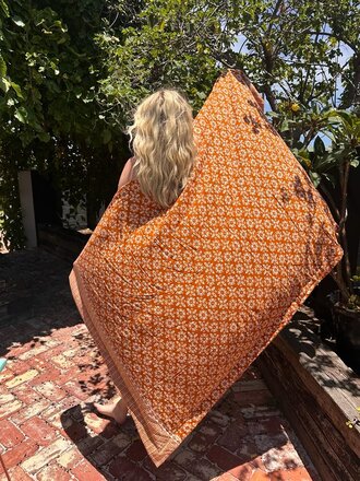 BEACH TOWEL BEACH ISLAND FEVER RUST