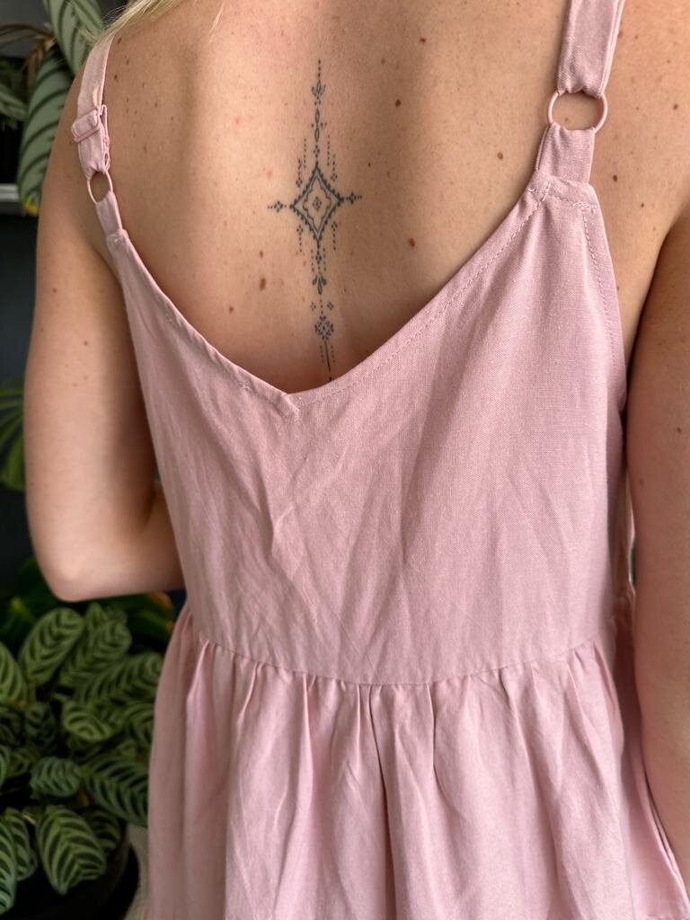 JUNO STRAPPY DUSKY PINK MINI