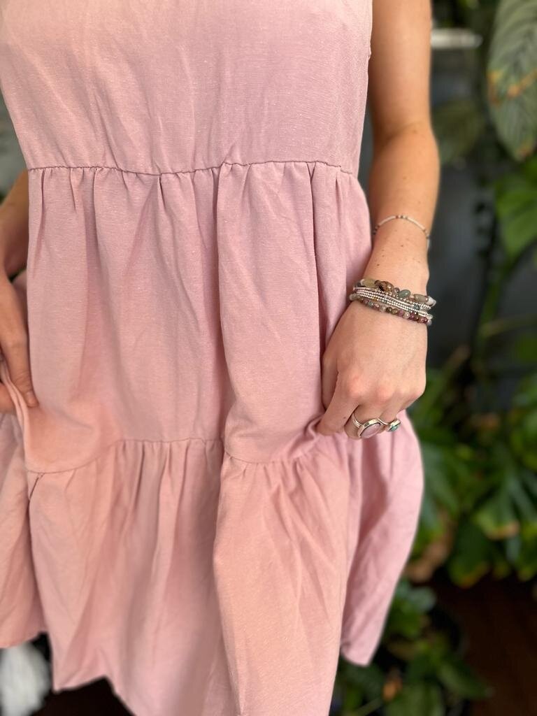 JUNO STRAPPY DUSKY PINK MINI