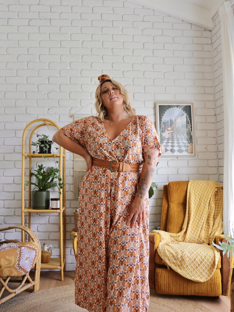 Honey & Stone Co HARLOW TWIGGY JUMPSUIT