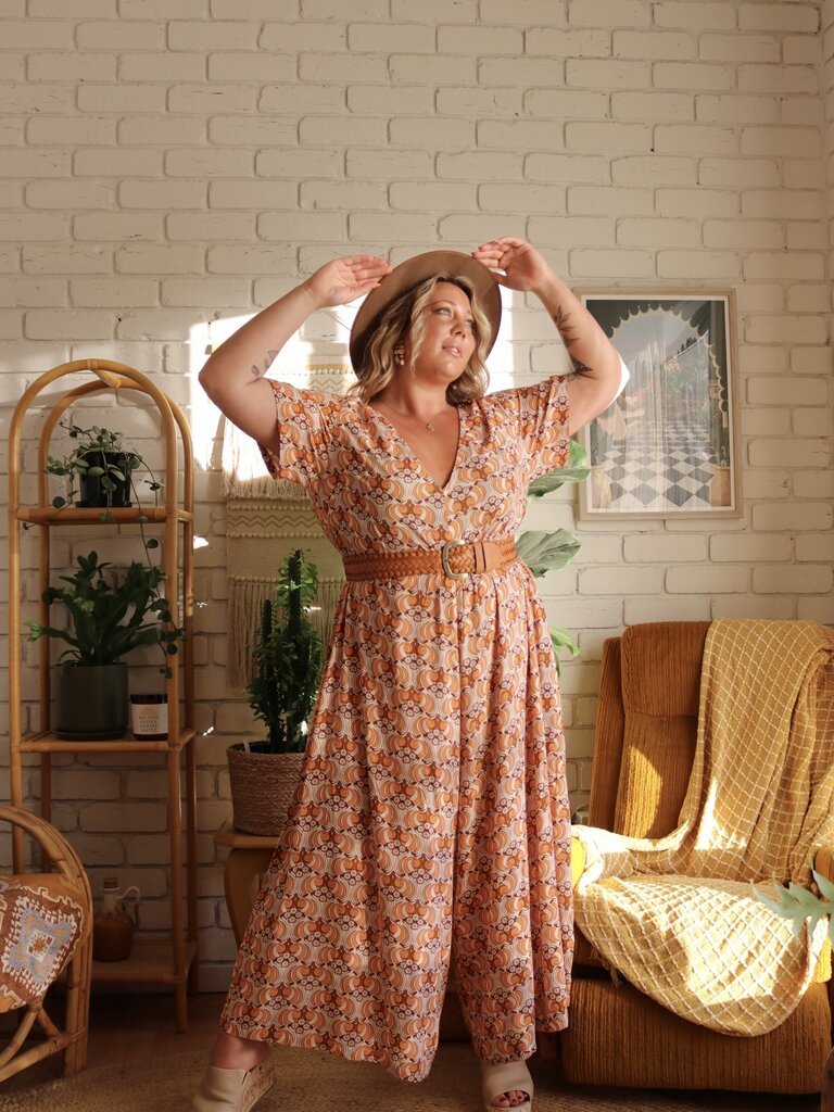 Honey & Stone Co HARLOW TWIGGY JUMPSUIT