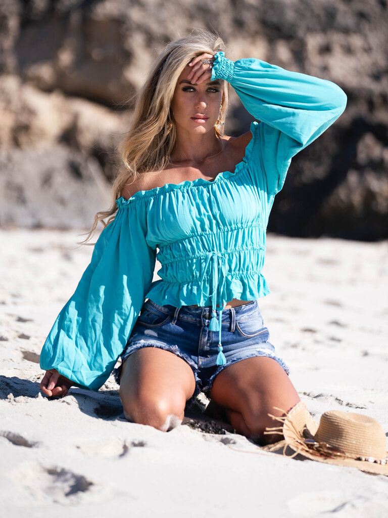 Honey & Stone Co MOLLY EMERALD TOP